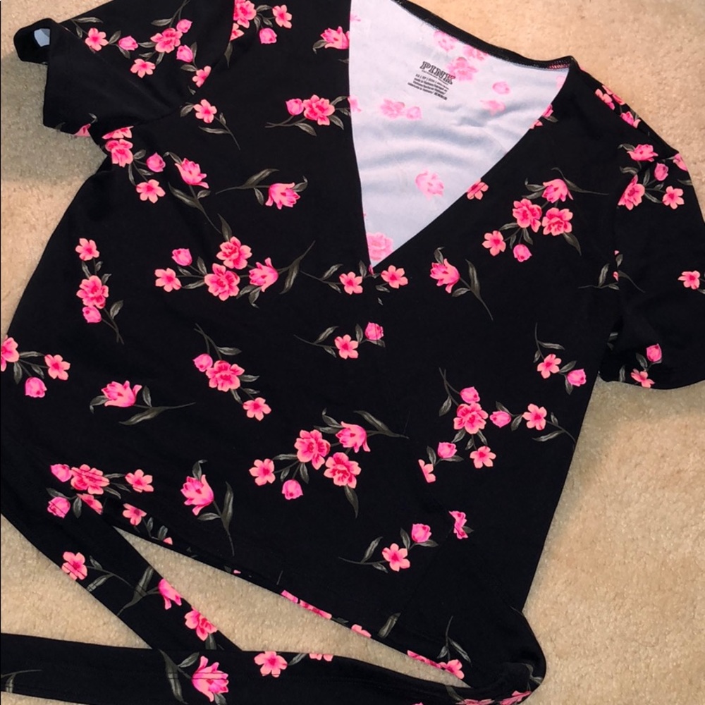 PINK floral top